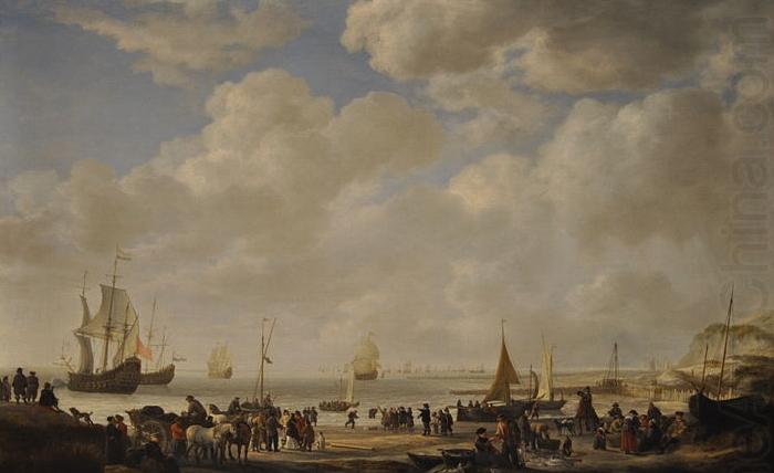 Simon de Vlieger View of a Beach china oil painting image
